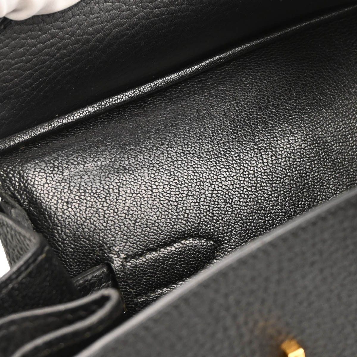 Hermes Hermes Birkin Handbag Black Ardennes with Gold Hardware Size ONE SIZE - 8 Thumbnail