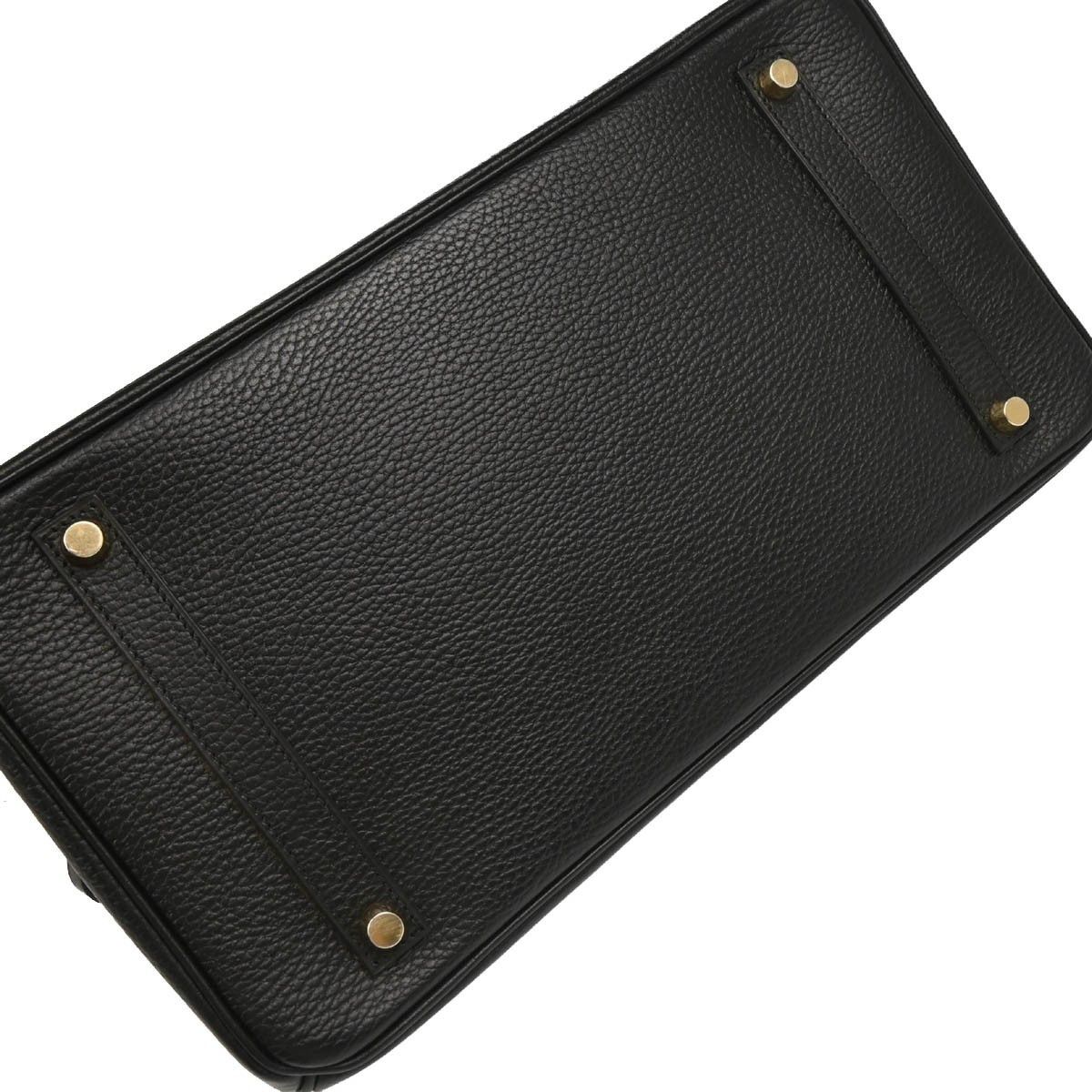 Hermes Hermes Birkin Handbag Black Ardennes with Gold Hardware Size ONE SIZE - 5 Thumbnail