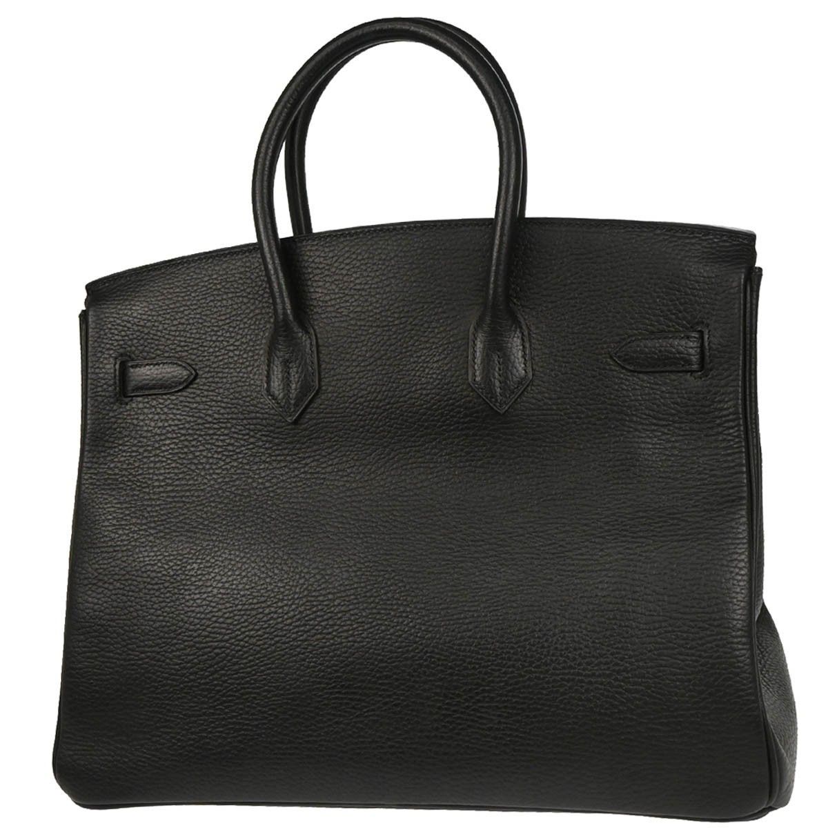 Hermes Hermes Birkin Handbag Black Ardennes with Gold Hardware Size ONE SIZE - 2 Thumbnail