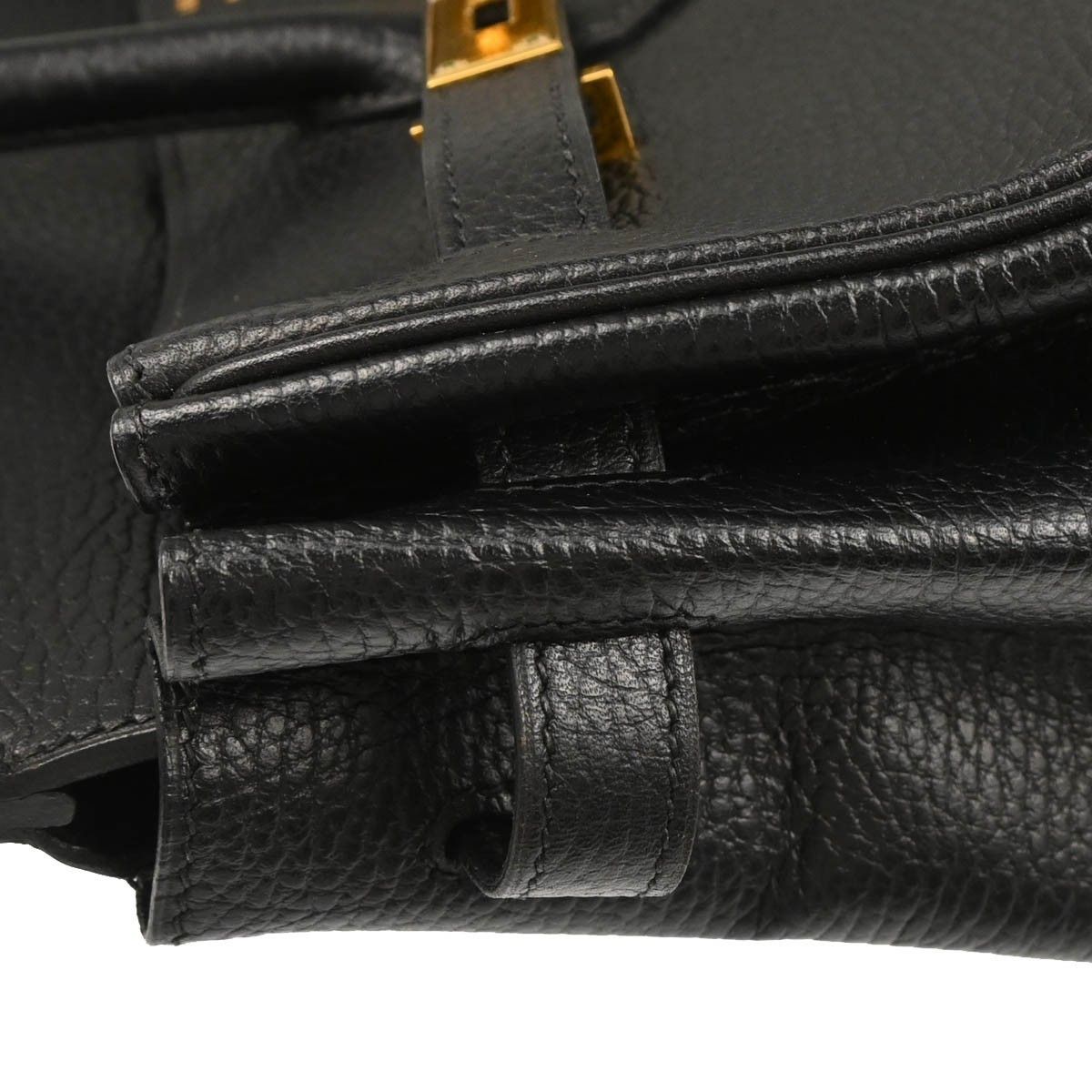 Hermes Hermes Birkin Handbag Black Ardennes with Gold Hardware Size ONE SIZE - 6 Thumbnail