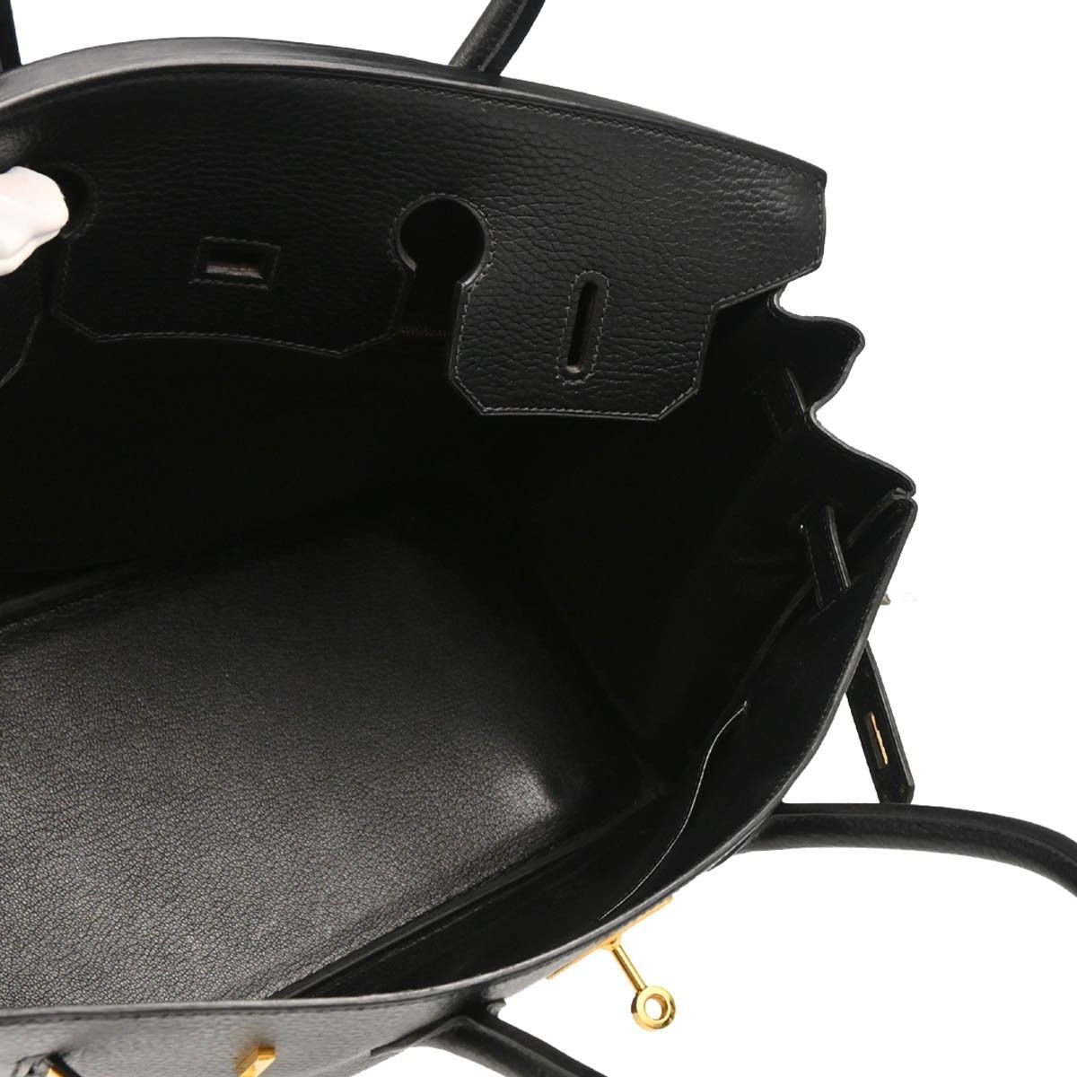 Hermes Hermes Birkin Handbag Black Ardennes with Gold Hardware Size ONE SIZE - 4 Thumbnail
