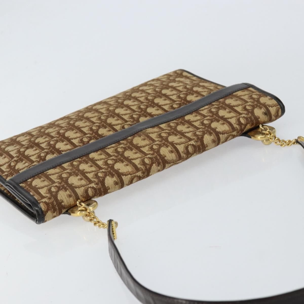 Dior Christian Dior Vintage Trotter Shoulder Bag Canvas Size ONE SIZE - 15 Thumbnail