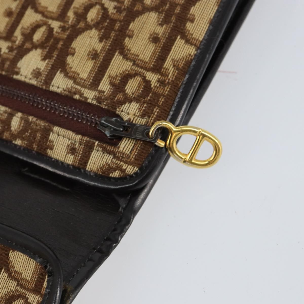 Dior Christian Dior Vintage Trotter Shoulder Bag Canvas Size ONE SIZE - 12 Thumbnail