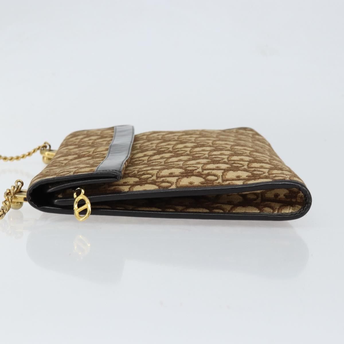 Dior Christian Dior Vintage Trotter Shoulder Bag Canvas Size ONE SIZE - 4 Thumbnail