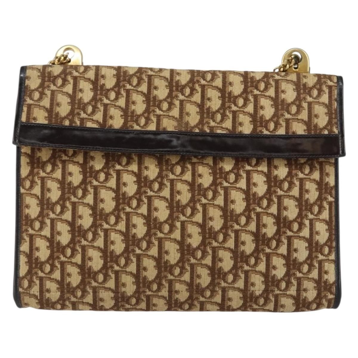 Dior Christian Dior Vintage Trotter Shoulder Bag Canvas Size ONE SIZE - 18 Thumbnail