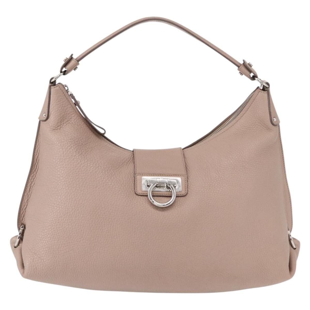 Salvatore Ferragamo Salvatore Ferragamo Fanisa Hobo Leather Size ONE SIZE - 19 Thumbnail