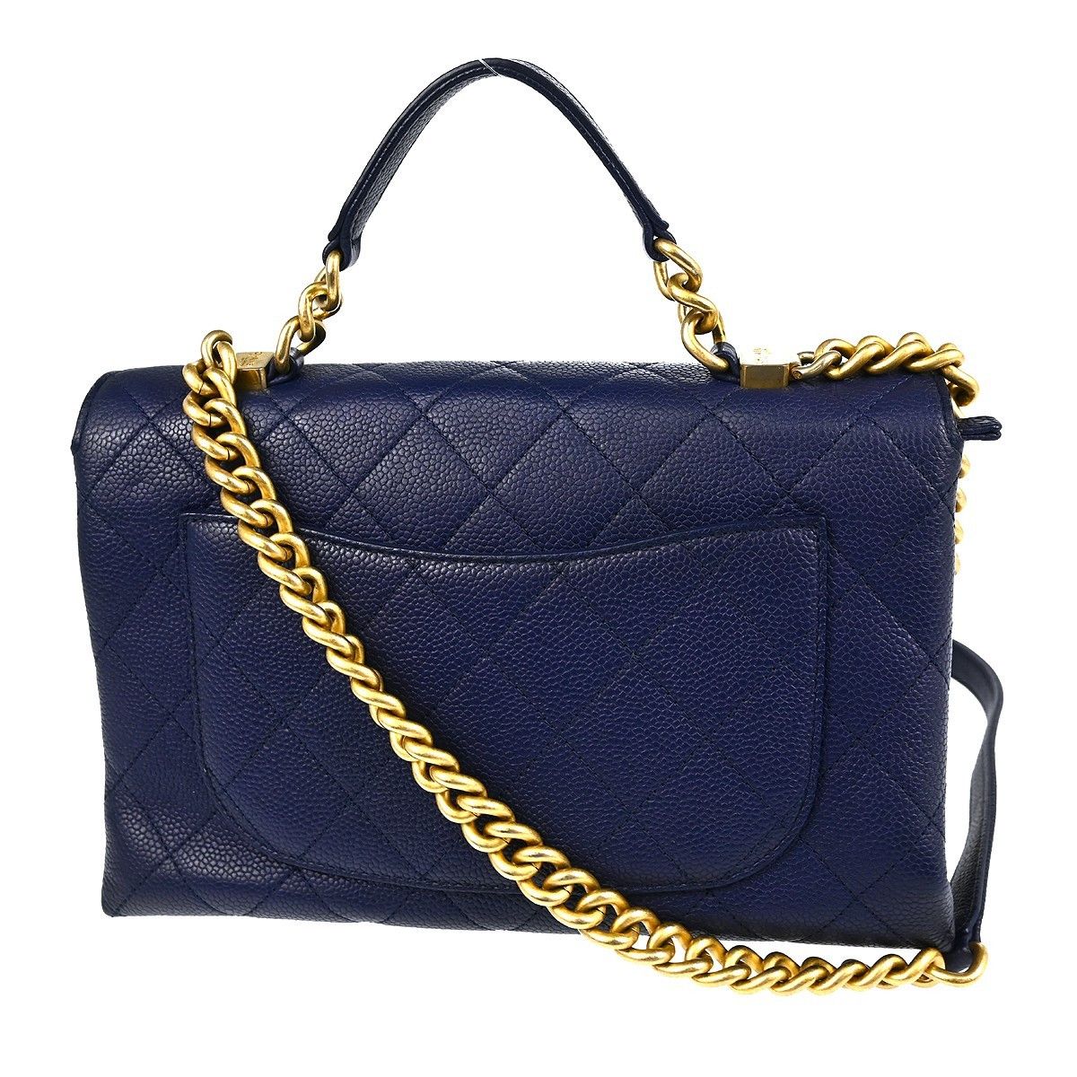 Chanel Chanel Chic Affinity Top Handle Bag Stitched Caviar Size ONE SIZE - 2 Thumbnail