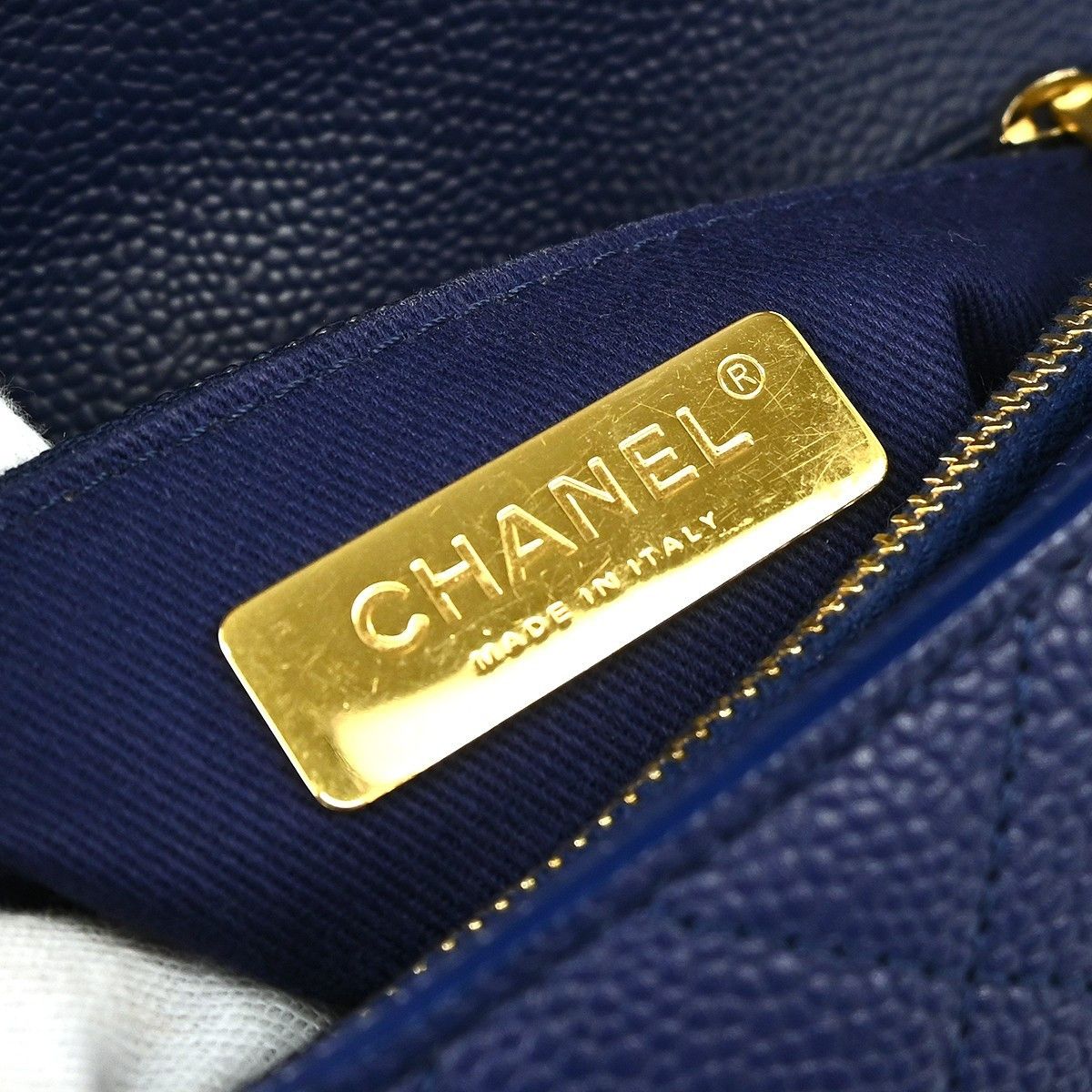 Chanel Chanel Chic Affinity Top Handle Bag Stitched Caviar Size ONE SIZE - 4 Thumbnail