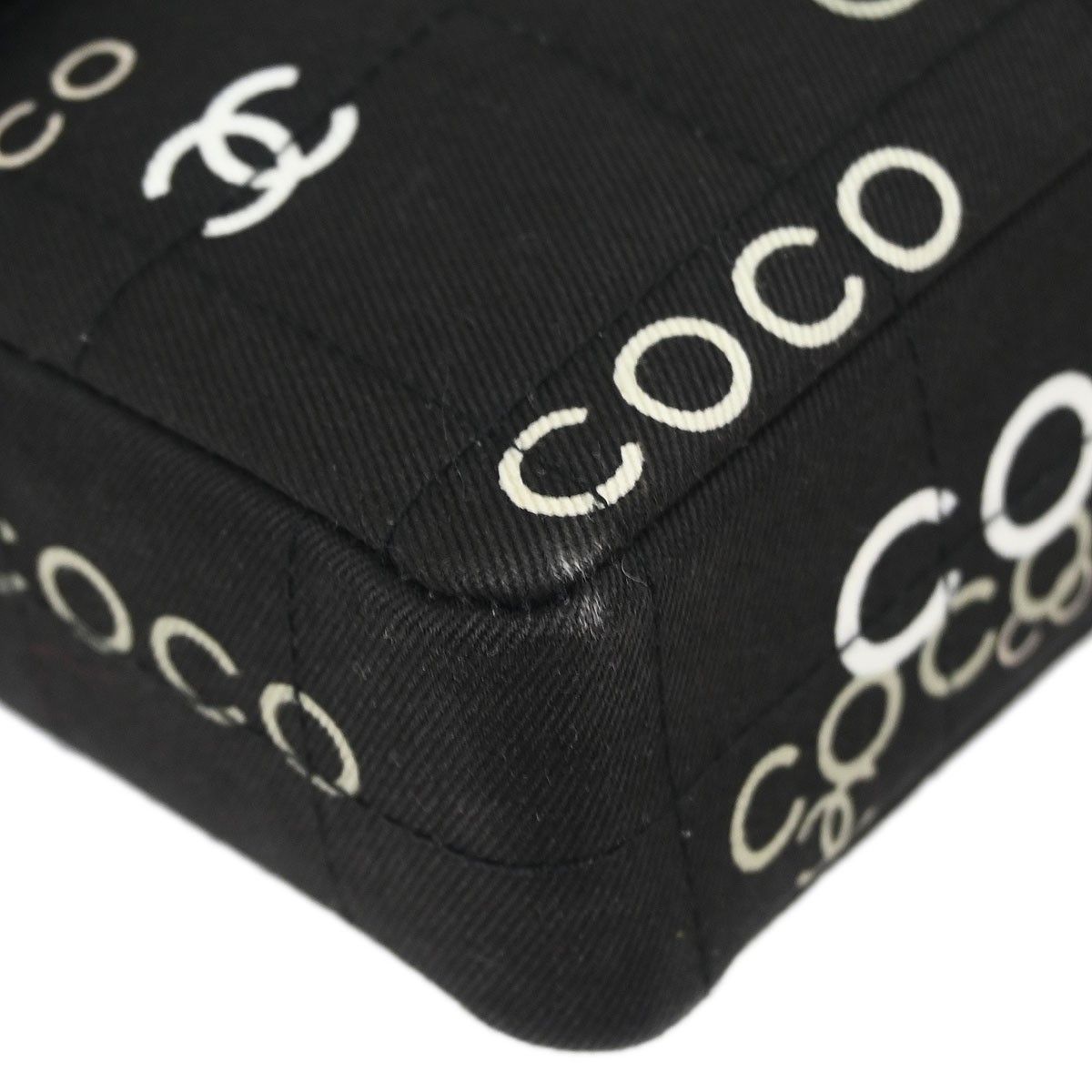 Chanel Chanel Chocolate Bar Flap Bag Quilted Printed Canvas Size ONE SIZE - 7 Thumbnail