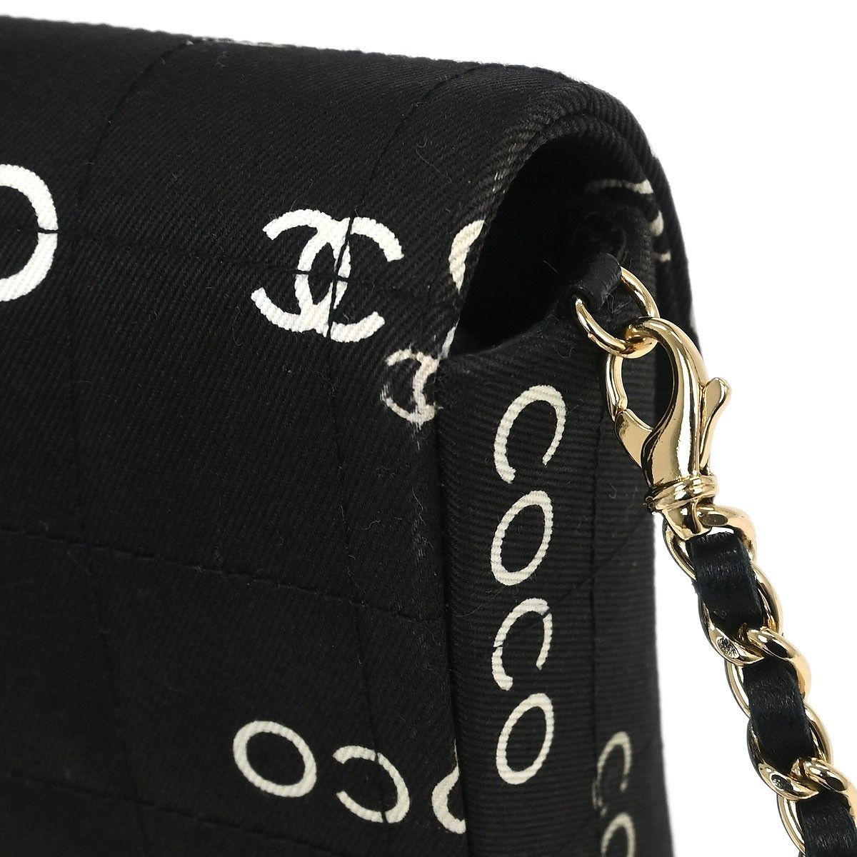 Chanel Chanel Chocolate Bar Flap Bag Quilted Printed Canvas Size ONE SIZE - 6 Thumbnail
