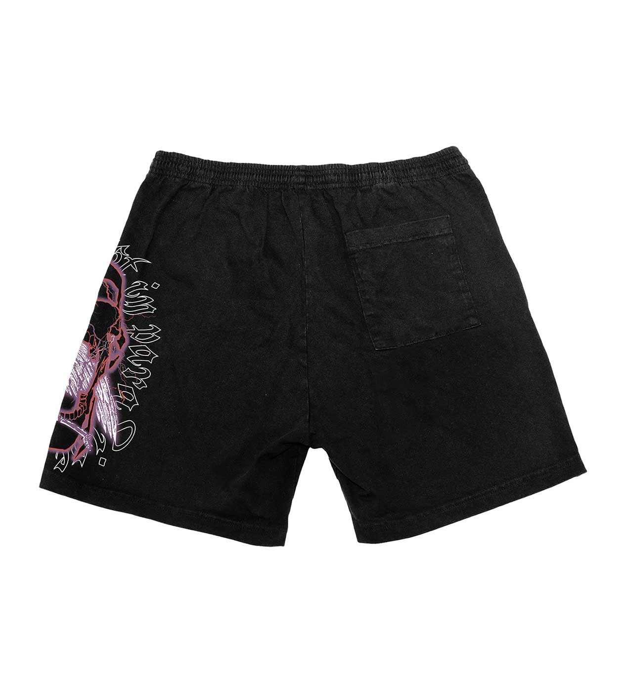 Revenge Skeleton Angel Shorts Black Size US 36 / EU 52 - 2 Thumbnail