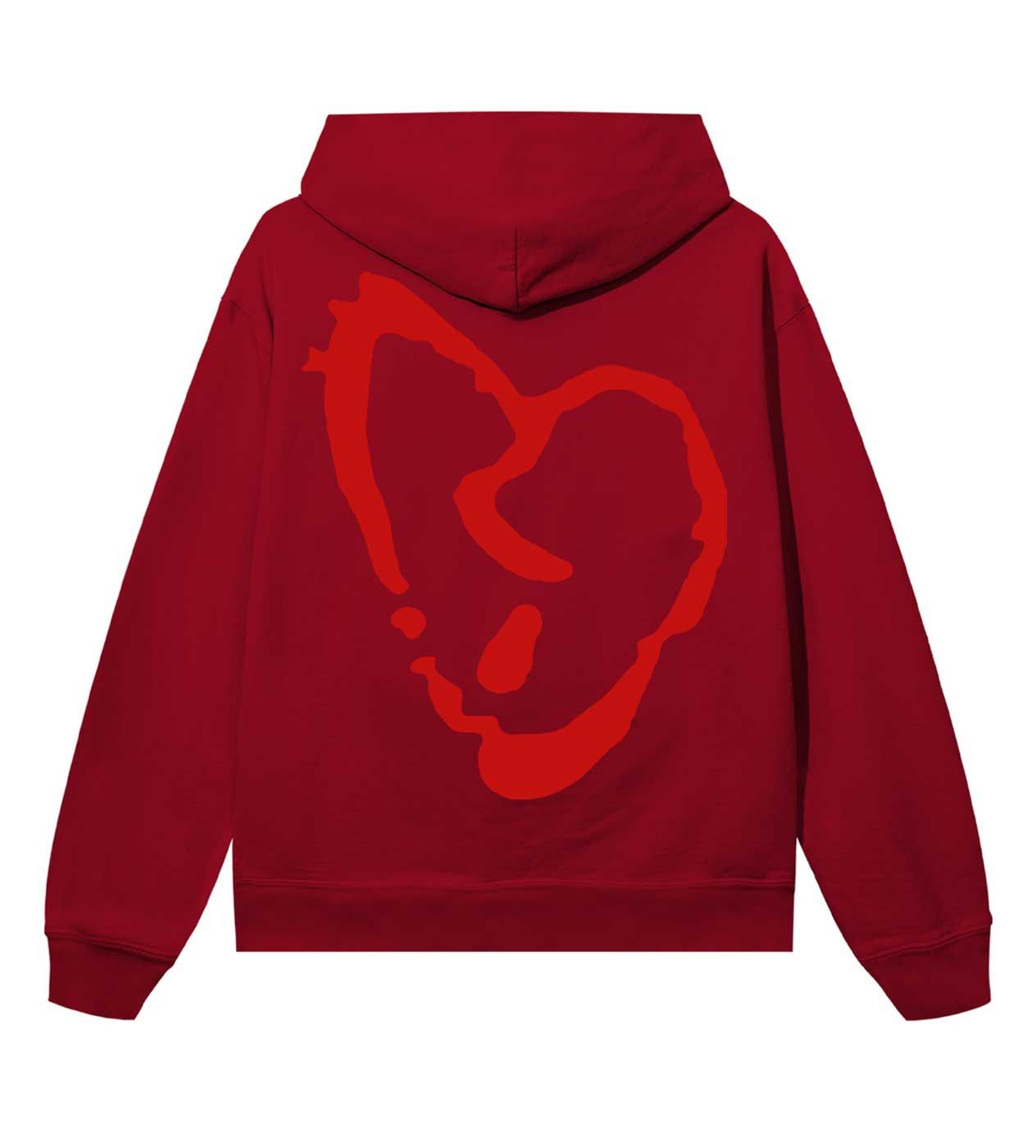 Revenge Xxxtentacion Lightning Hearbreak Hoodie Red/Red Size US L / EU 52-54 / 3 - 2 Thumbnail