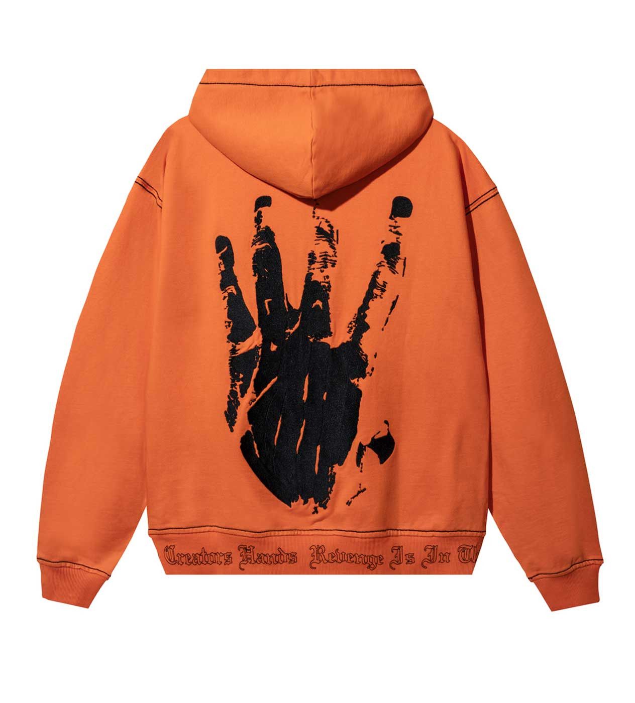 Revenge Xxxtentacion Kill Contrast Zip Up Hoodie Orange Size US S / EU 44-46 / 1 - 2 Thumbnail