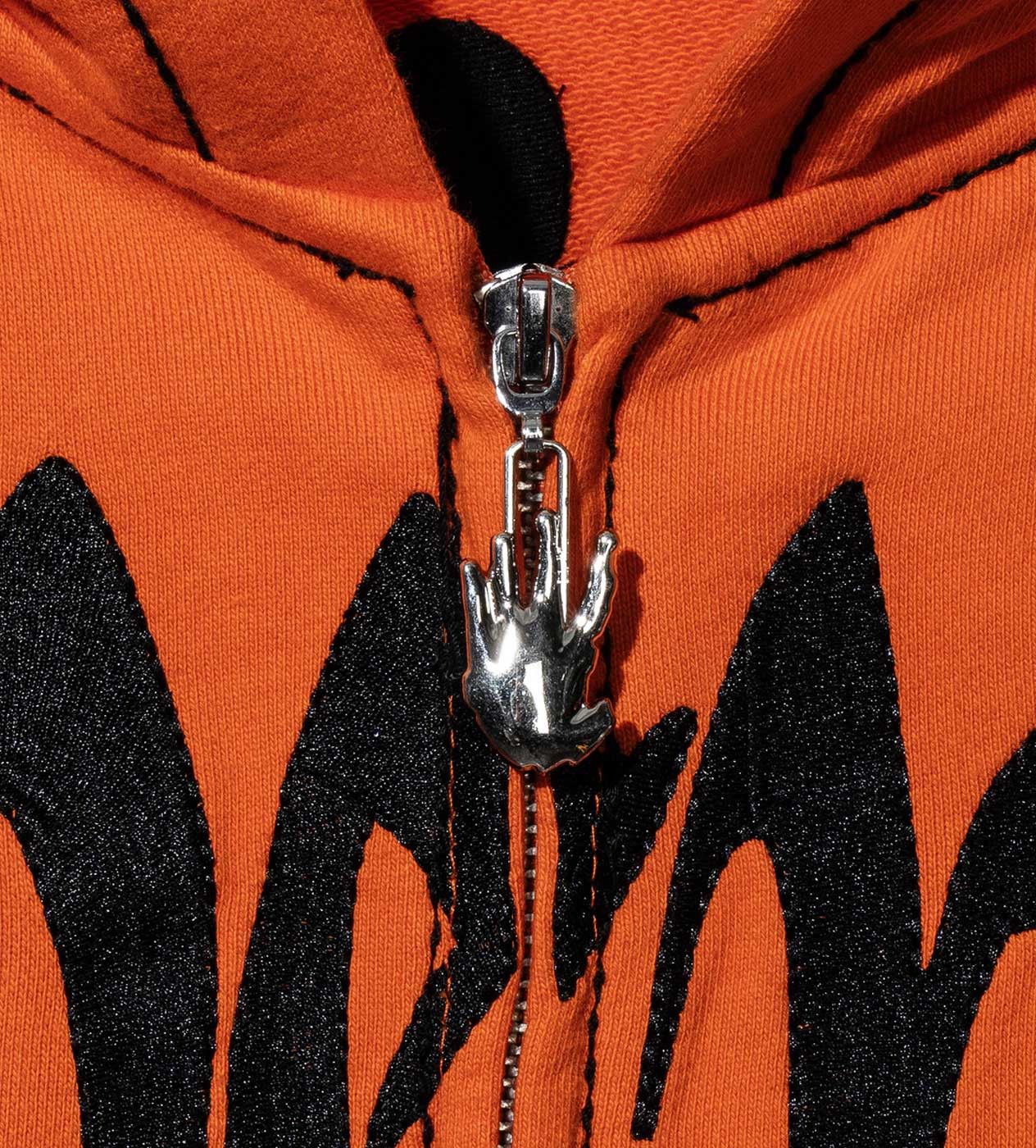 Revenge Xxxtentacion Kill Contrast Zip Up Hoodie Orange Size US S / EU 44-46 / 1 - 3 Thumbnail