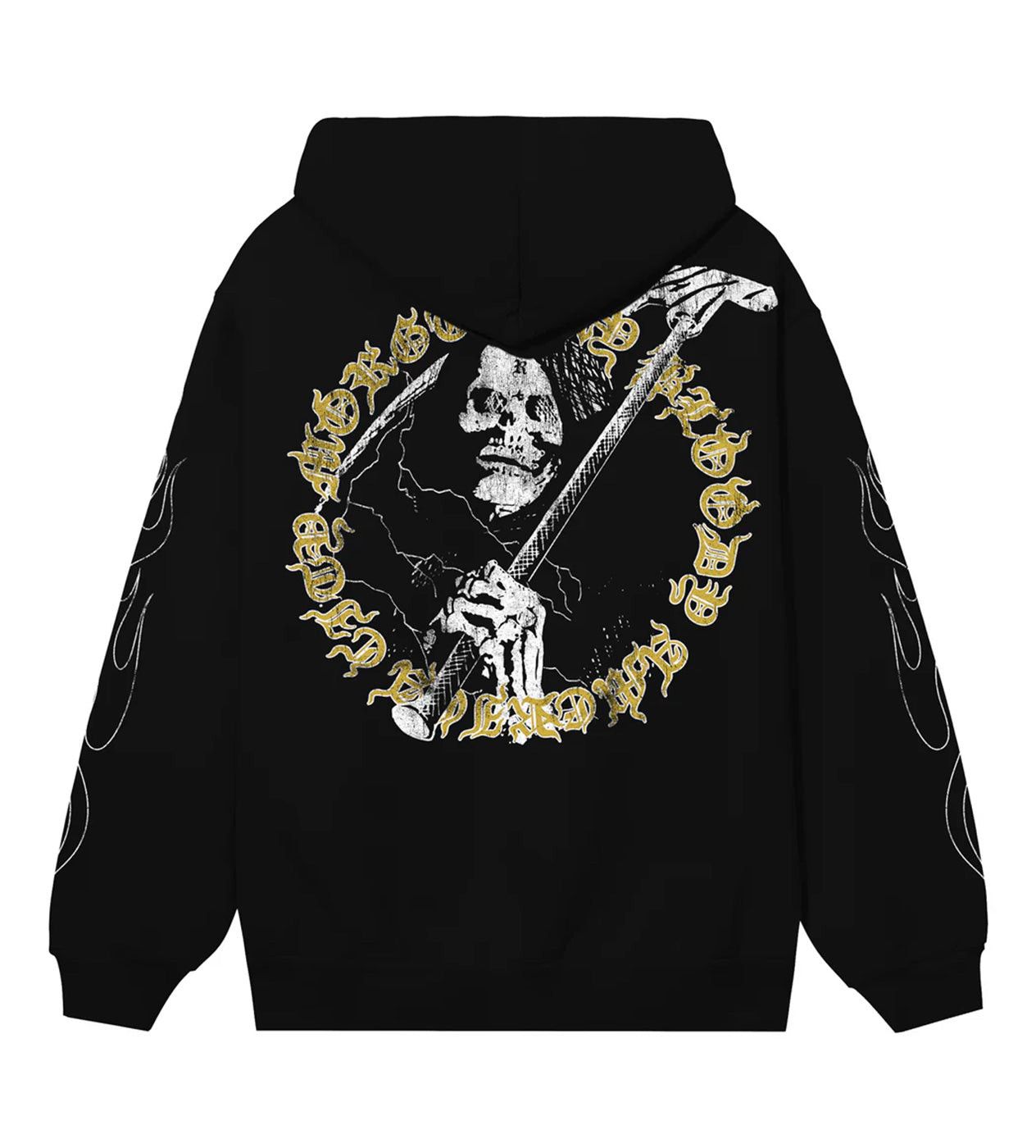 Revenge Grim Reaper Hoodie Black/Yellow Size US XL / EU 56 / 4 - 2 Thumbnail