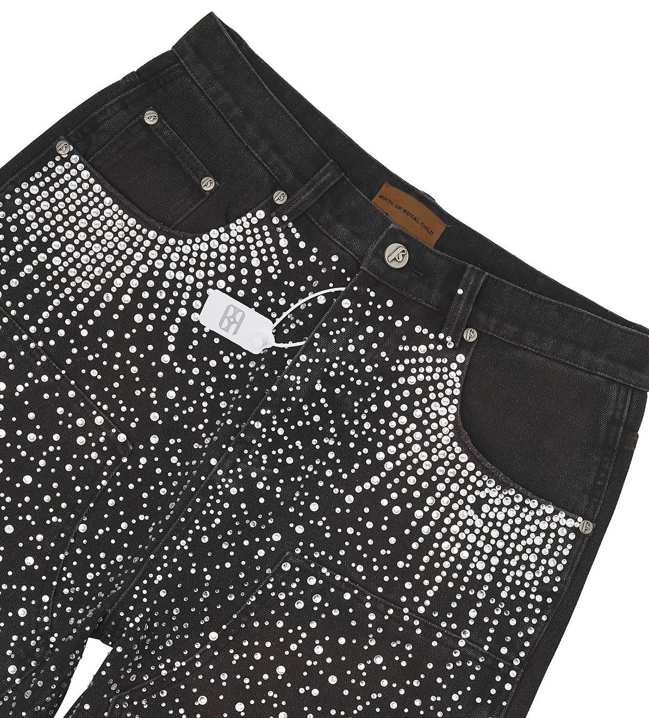 Birth of Royal Child Redial 20k Diamond Shorts Washed Black Size US 30 / EU 46 - 3 Thumbnail