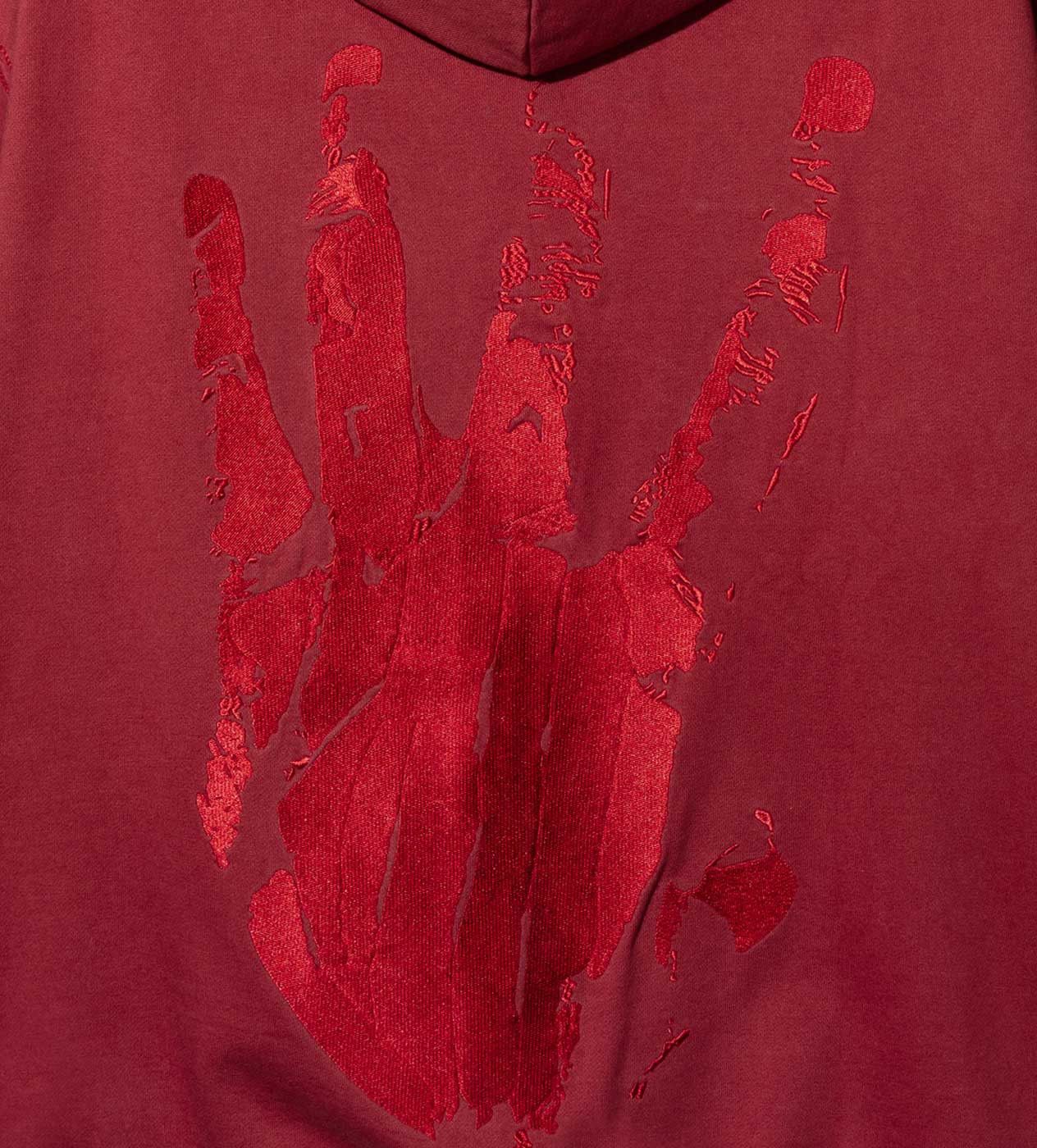 Revenge Xxxtentacion Kill Contrast Zip Up Hoodie Red Size US M / EU 48-50 / 2 - 4 Thumbnail