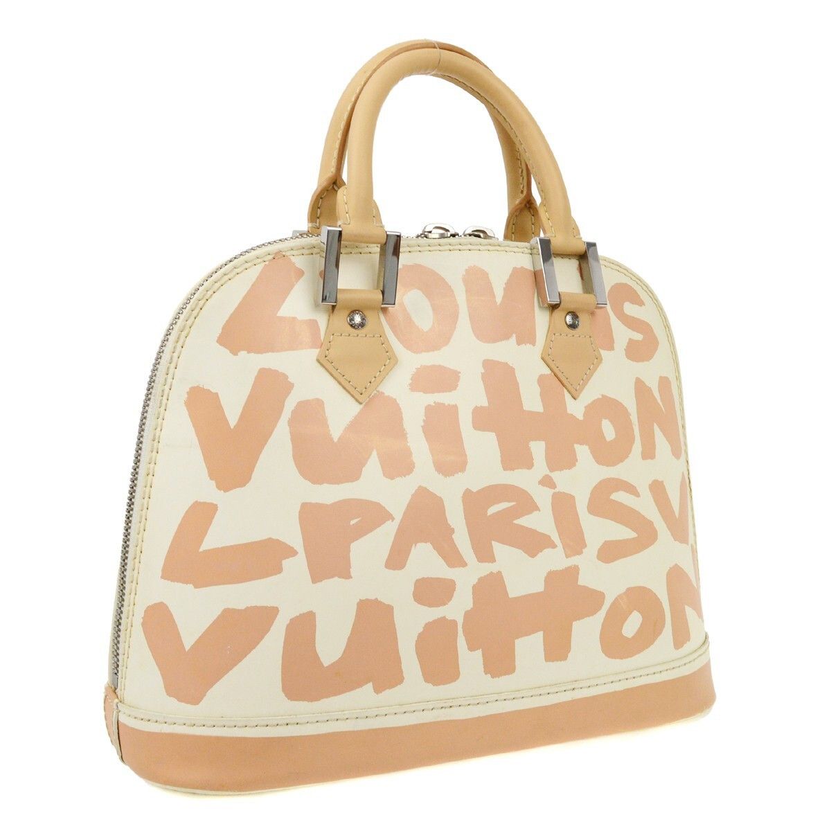 Louis Vuitton Louis Vuitton Alma Handbag Limited Edition Graffiti Leather Size ONE SIZE - 2 Thumbnail
