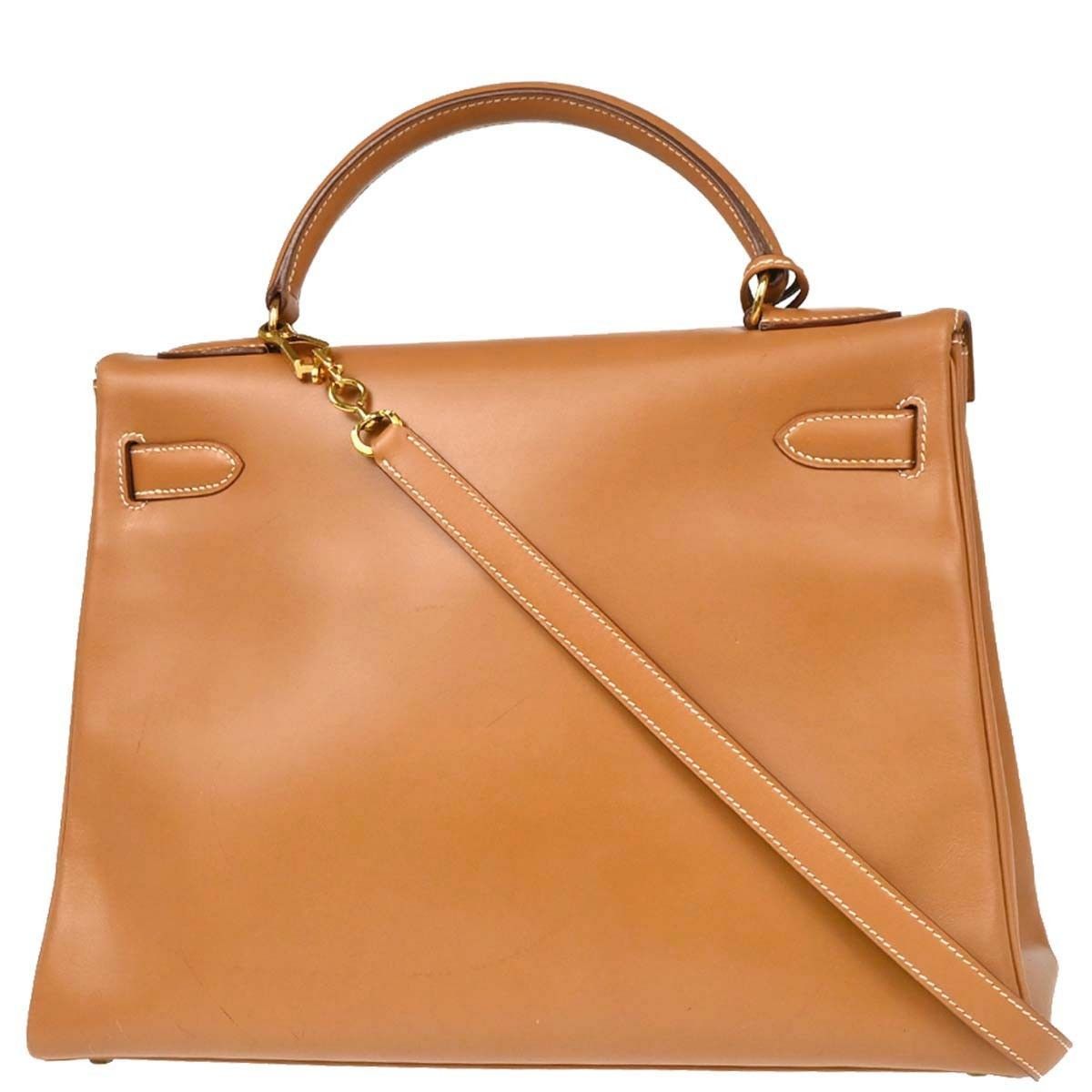 Hermes Hermes Kelly Handbag Brown Chamonix with Gold Hardware Size ONE SIZE - 2 Thumbnail