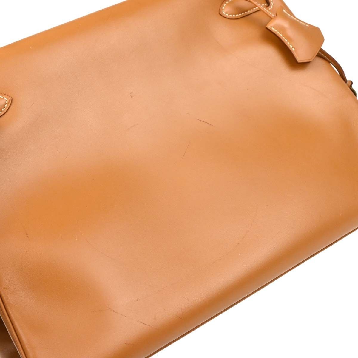 Hermes Hermes Kelly Handbag Brown Chamonix with Gold Hardware Size ONE SIZE - 7 Thumbnail
