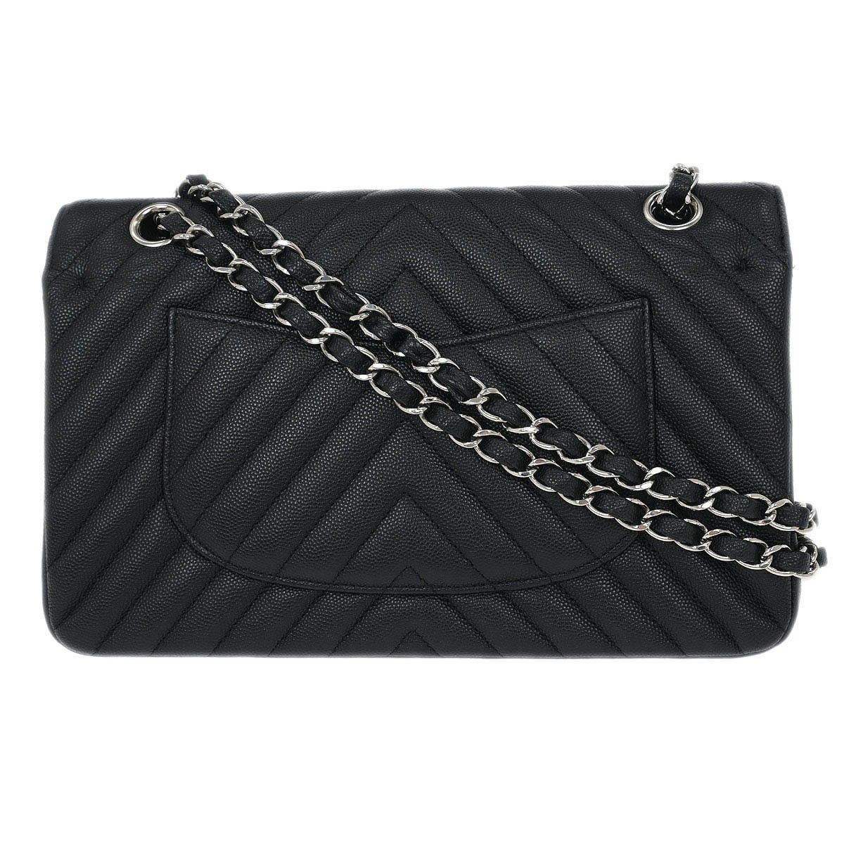 Chanel Chanel Timeless - Classic Double Flap Bag Chevron Caviar Size ONE SIZE - 2 Thumbnail