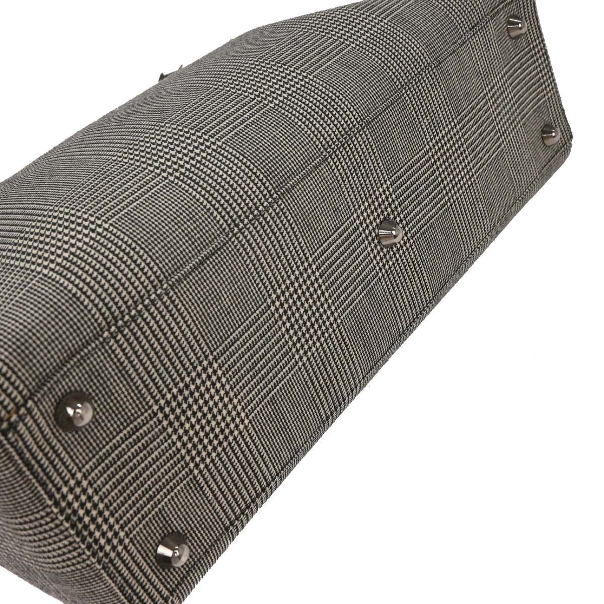 Dior Christian Dior Vintage Lady Dior Houndstooth Canvas Size ONE SIZE - 8 Thumbnail
