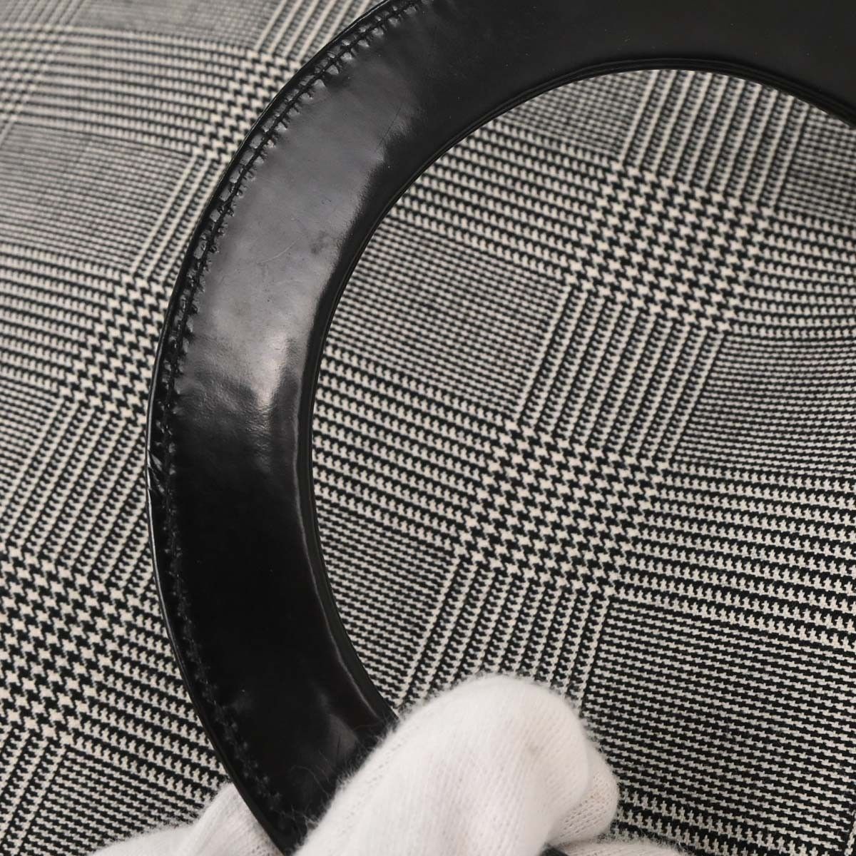 Dior Christian Dior Vintage Lady Dior Houndstooth Canvas Size ONE SIZE - 6 Thumbnail