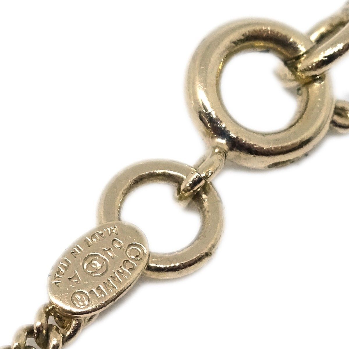 Chanel Chanel Rainbow CC Pendant Necklace Metal and Crystals Size ONE SIZE - 4 Thumbnail