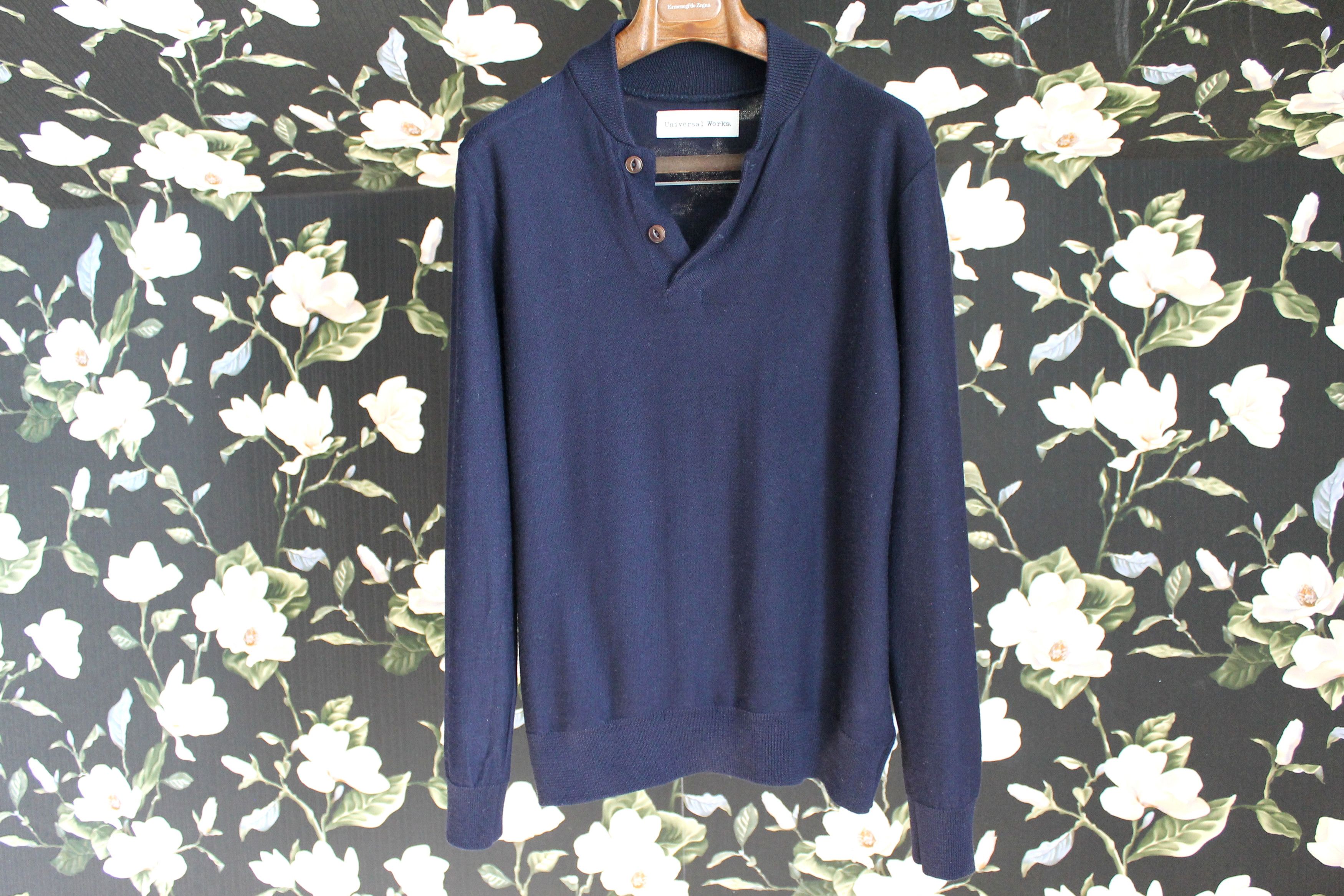 Universal Works Universal works blue sweater Size US S / EU 44-46 / 1 - 1 Thumbnail