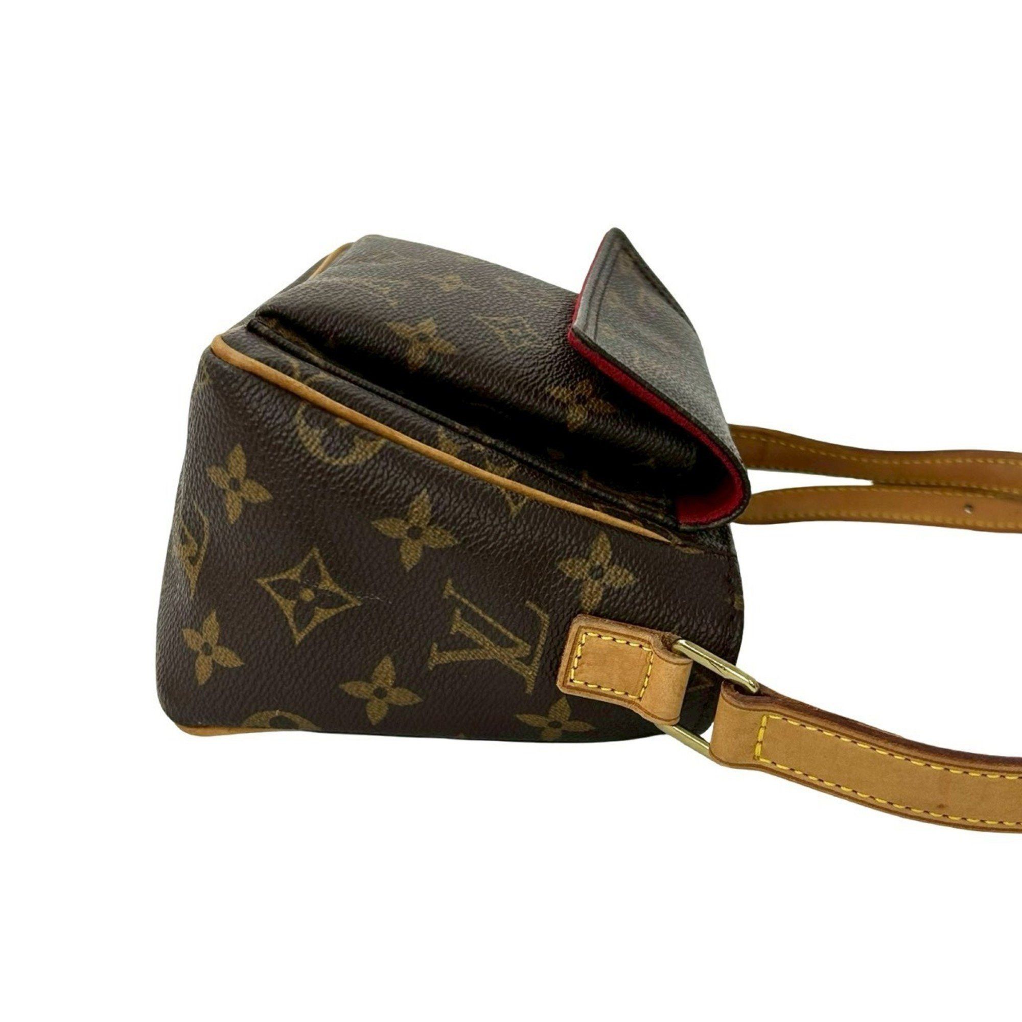 Louis Vuitton LOUIS VUITTON Viva Cite PM Monogram Leather Mini Shoulder Bag/Pochette/Sacoche Brown 76197 Size ONE SIZE - 6 Thumbnail