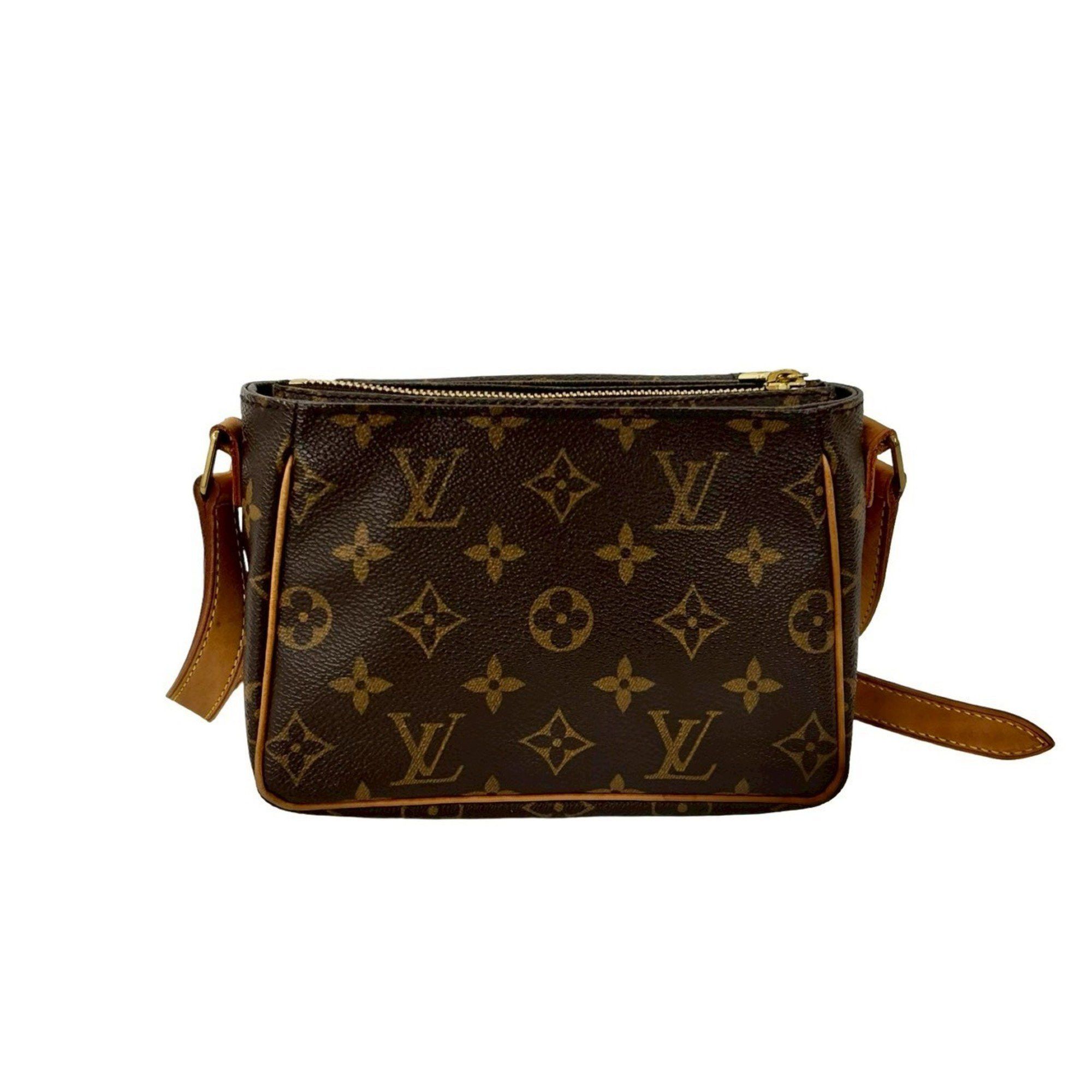 Louis Vuitton LOUIS VUITTON Viva Cite PM Monogram Leather Mini Shoulder Bag/Pochette/Sacoche Brown 76197 Size ONE SIZE - 3 Thumbnail