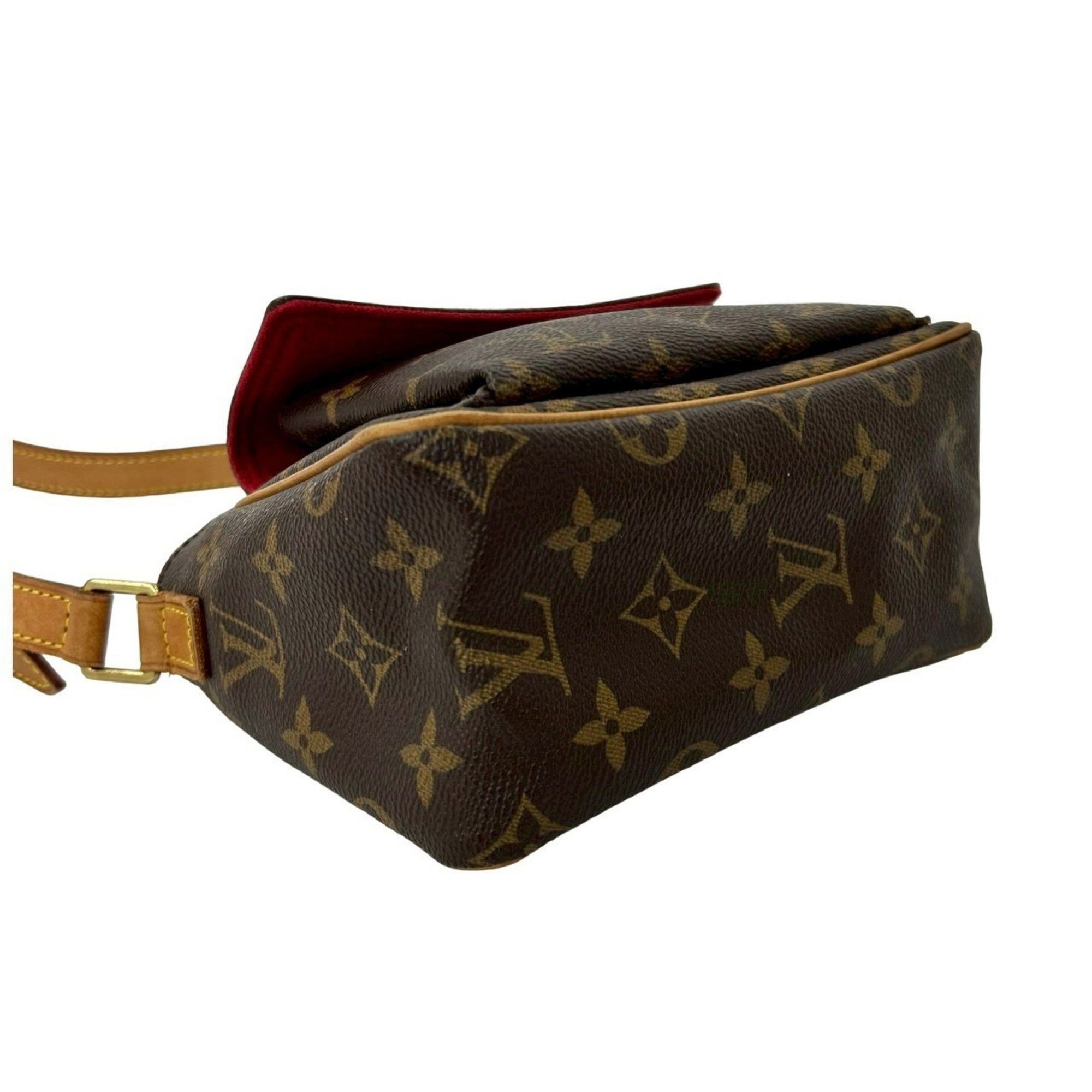 Louis Vuitton LOUIS VUITTON Viva Cite PM Monogram Leather Mini Shoulder Bag/Pochette/Sacoche Brown 76197 Size ONE SIZE - 7 Thumbnail