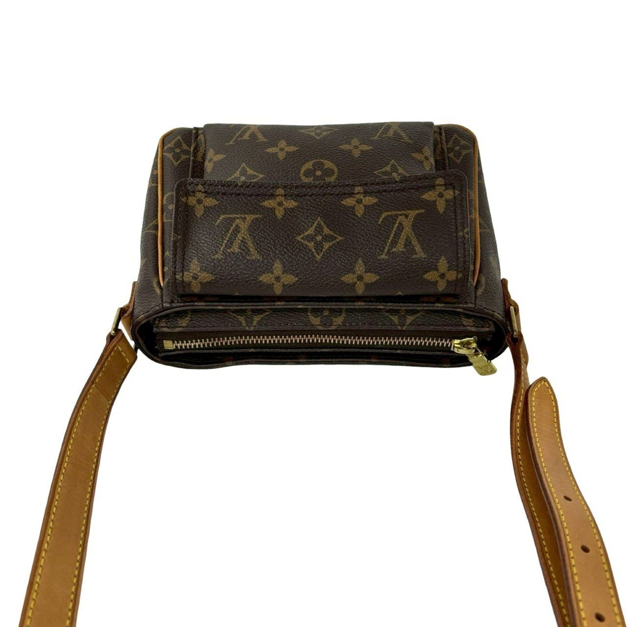 Louis Vuitton LOUIS VUITTON Viva Cite PM Monogram Leather Mini Shoulder Bag/Pochette/Sacoche Brown 76197 Size ONE SIZE - 4 Thumbnail