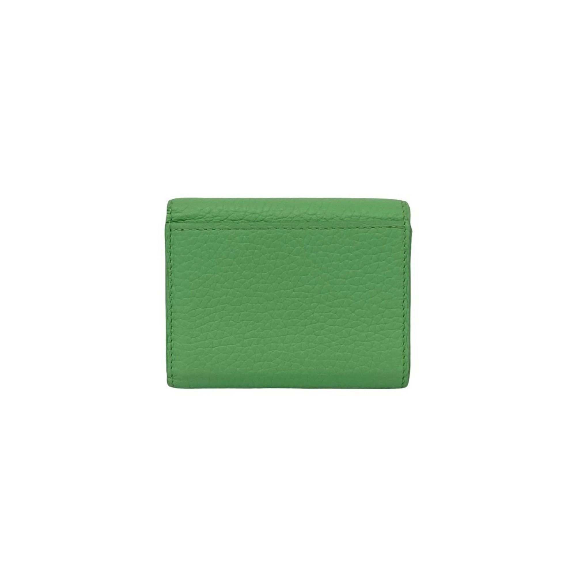 Louis Vuitton LOUIS VUITTON Portefeuille Capucines XS Leather Tri-fold Wallet, Green, 36469 Size ONE SIZE - 2 Thumbnail