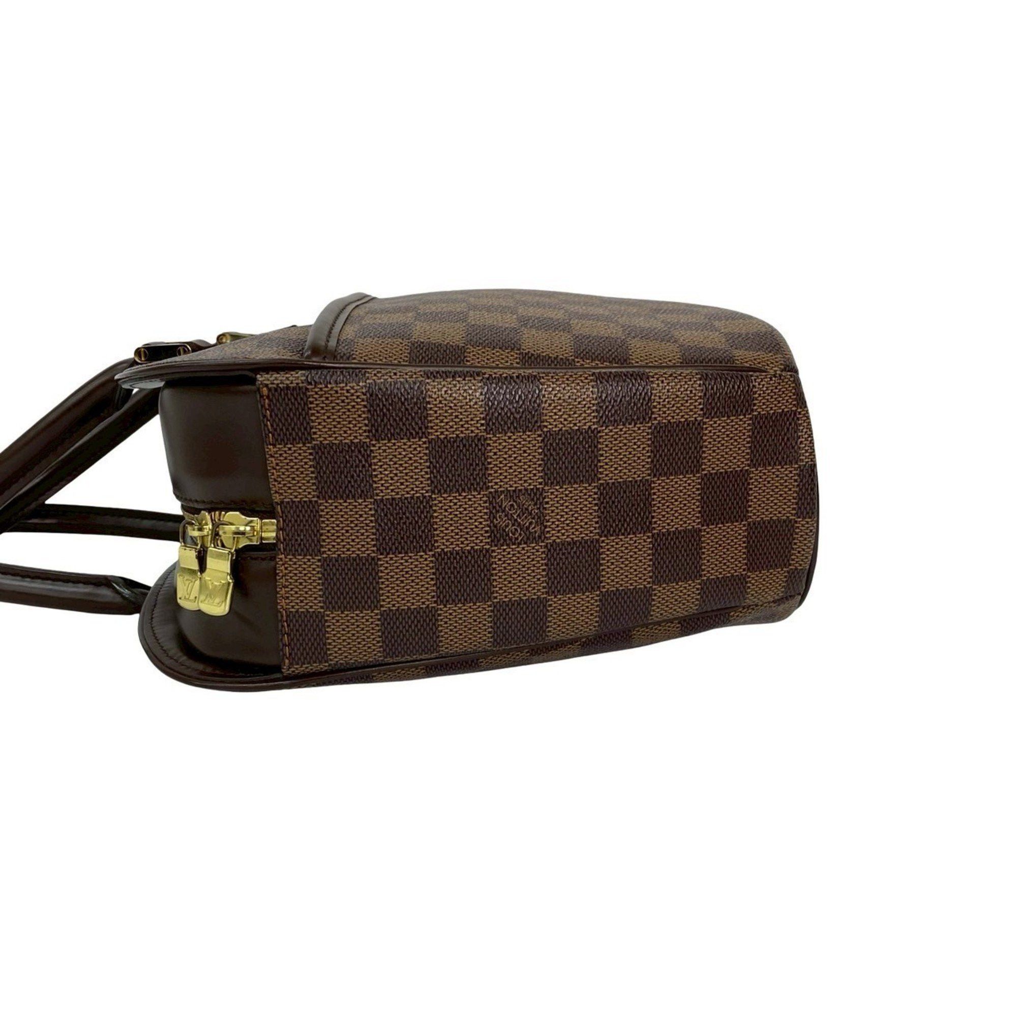 Louis Vuitton LOUIS VUITTON Saria Horizontal Damier Leather Handbag/Mini Boston Bag Brown 2049b Size ONE SIZE - 5 Thumbnail