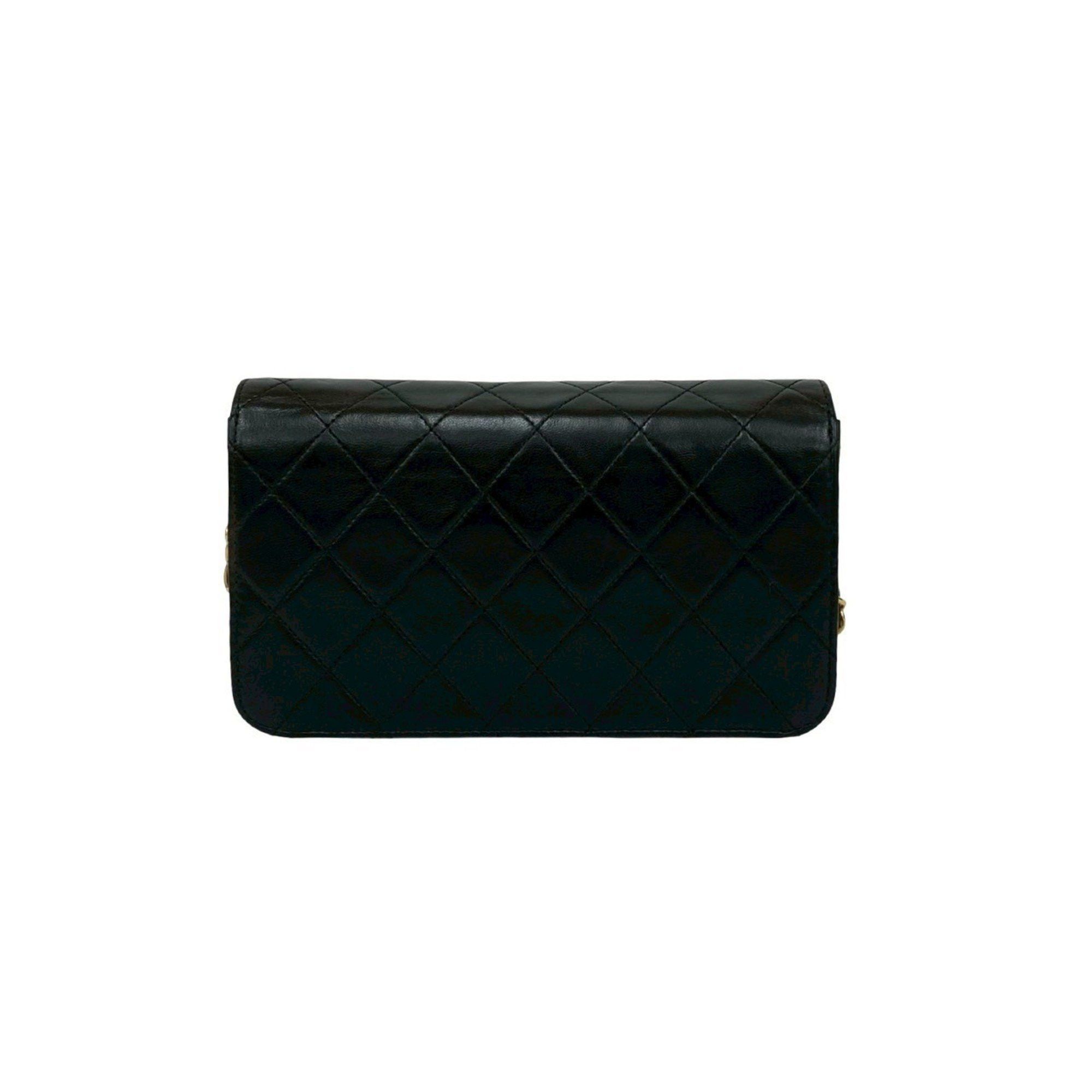 Chanel CHANEL Matelasse Coco Mark Lambskin Chain Shoulder Bag Pochette Black f2023 Size ONE SIZE - 3 Thumbnail