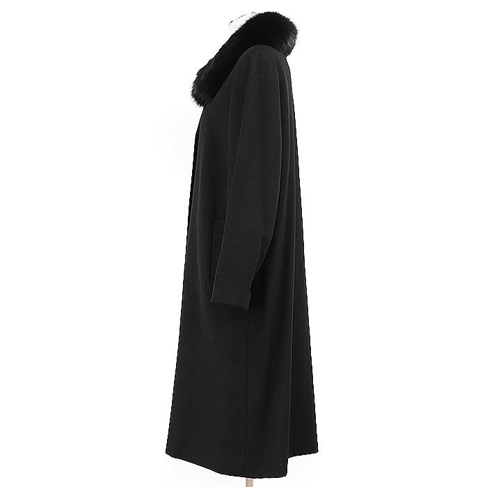 Other Other Balmain Pashmina Fox Fur Long Coat Natural Material Outerwear DUTY FREE for USA Size ONE SIZE - 11 Thumbnail