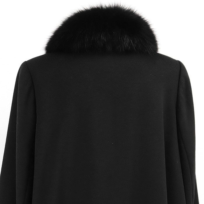 Other Other Balmain Pashmina Fox Fur Long Coat Natural Material Outerwear DUTY FREE for USA Size ONE SIZE - 7 Thumbnail