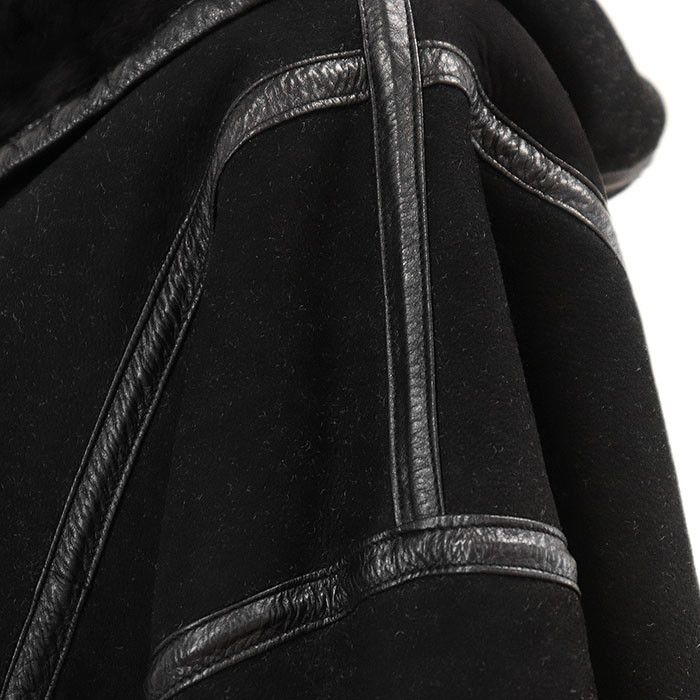 Issey Miyake Issey Miyake ISSEY MIYAKE Sheepskin Coat Leather Outerwear DUTY FREE for USA Size ONE SIZE - 6 Thumbnail