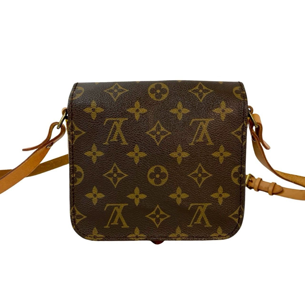 Louis Vuitton Louis Vuitton Louis Vuitton Cartouchiere Monogram Leather Shoulder Bag Canvas Shoulder Bag DUTY FREE for USA Size ONE SIZE - 4 Thumbnail