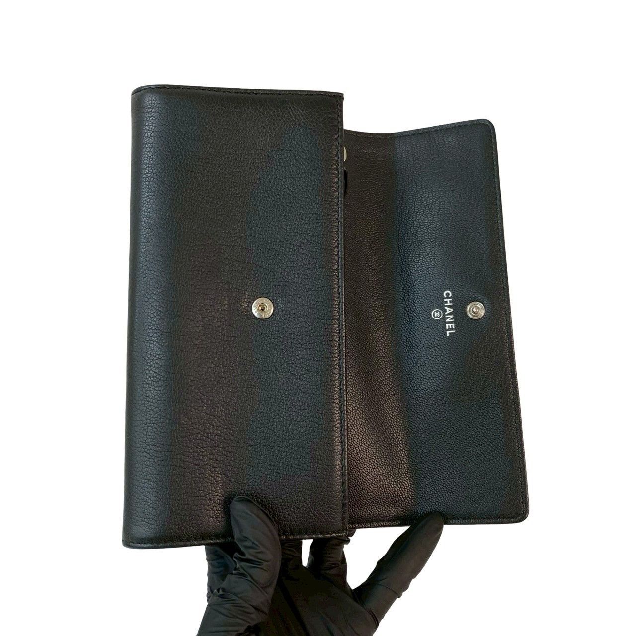 Chanel Chanel Chanel Coco Mark Clover Motif Leather Long Wallet Leather Long Wallet DUTY FREE for USA Size ONE SIZE - 8 Thumbnail
