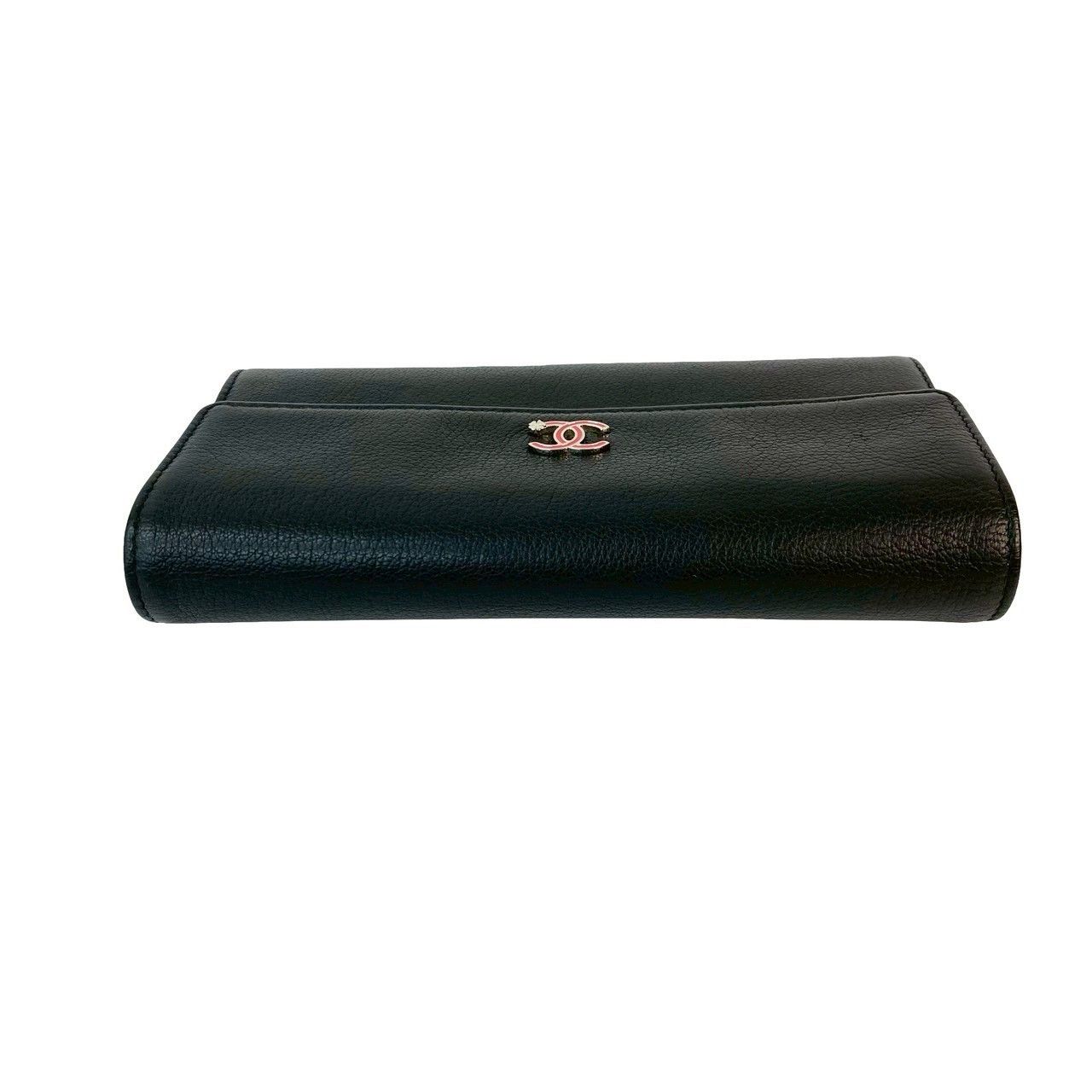 Chanel Chanel Chanel Coco Mark Clover Motif Leather Long Wallet Leather Long Wallet DUTY FREE for USA Size ONE SIZE - 4 Thumbnail