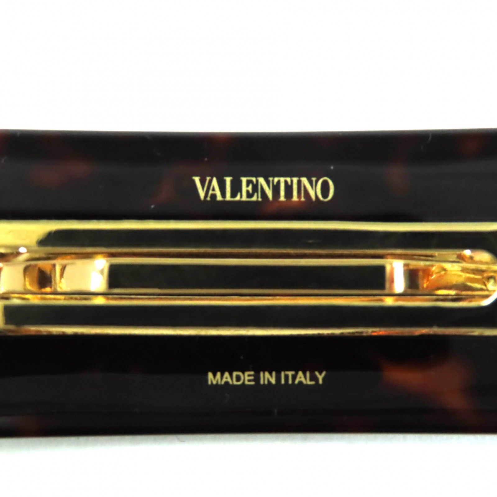 Valentino Valentino Valentino Garavani V Logo Signature Crystal Hair Clip Plastic Other DUTY FREE for USA Size ONE SIZE - 8 Thumbnail