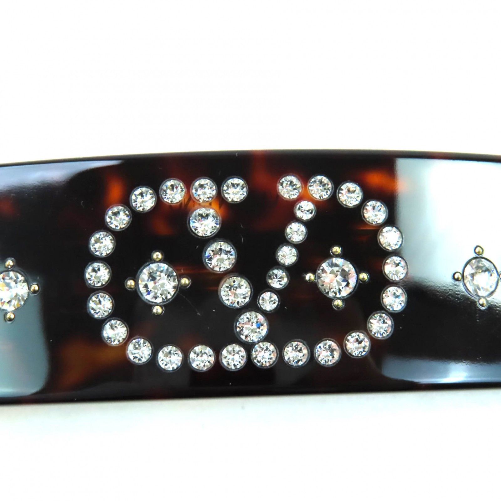 Valentino Valentino Valentino Garavani V Logo Signature Crystal Hair Clip Plastic Other DUTY FREE for USA Size ONE SIZE - 7 Thumbnail