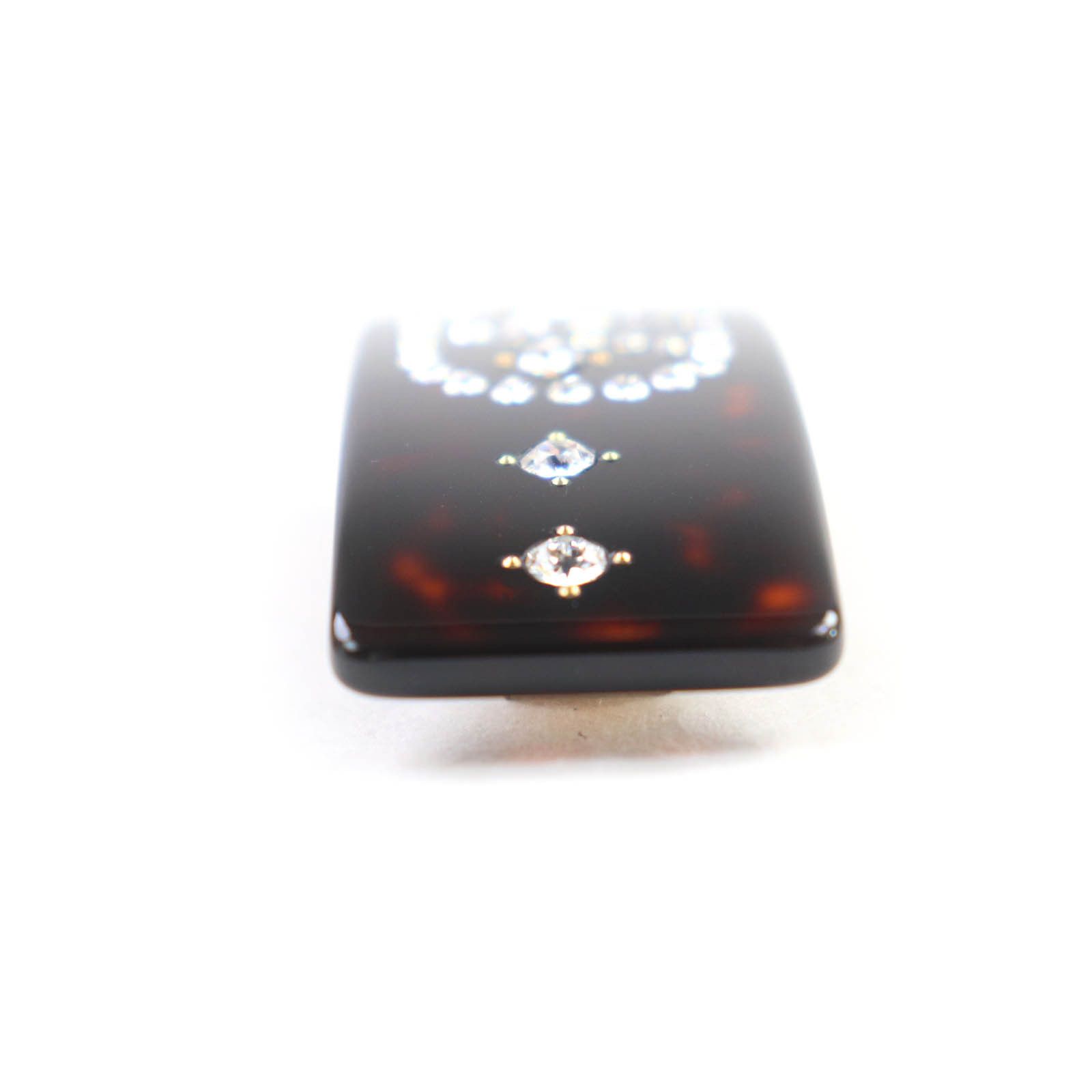 Valentino Valentino Valentino Garavani V Logo Signature Crystal Hair Clip Plastic Other DUTY FREE for USA Size ONE SIZE - 5 Thumbnail