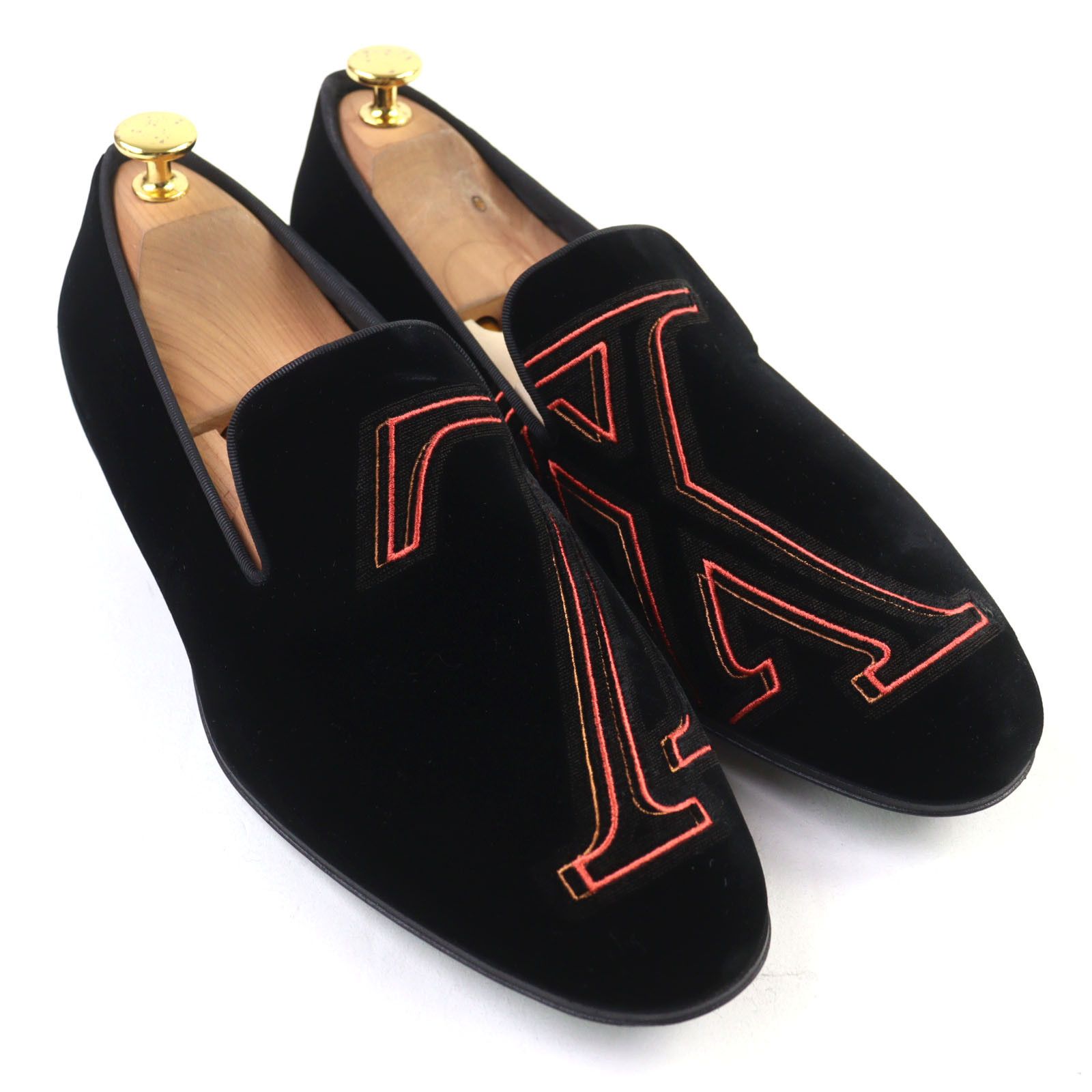 Louis Vuitton Louis Vuitton Louis Vuitton Velour Loafers Suede Shoes DUTY FREE for USA Size ONE SIZE - 2 Thumbnail