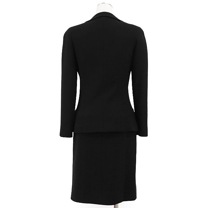 Chanel Chanel Chanel BOUTIQUE Wool Silk 2way Dress Jacket Set Leather Suits 28939 DUTY FREE for USA Size ONE SIZE - 3 Thumbnail