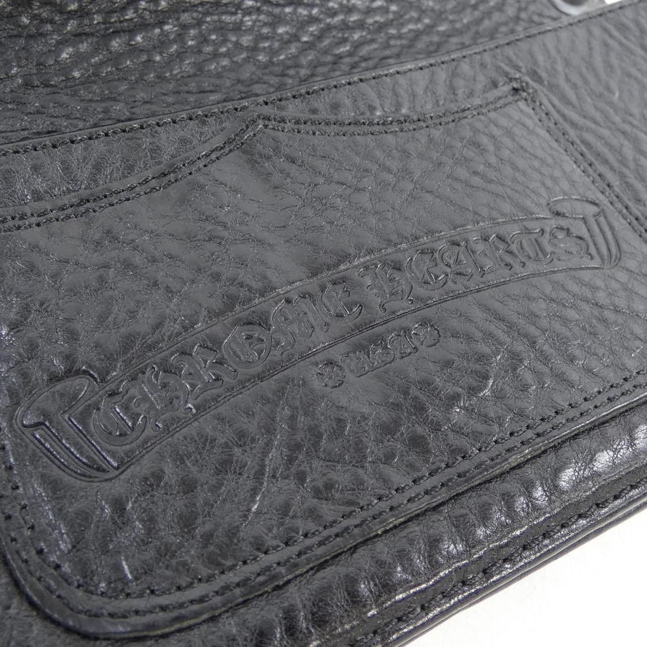 Chrome Hearts Other Chrome Hearts LNG SNGL FOLD TIPS Leather 925 Wallet Leather Long Wallet 2246 304 0041 0900 DUTY FREE for USA Size ONE SIZE - 3 Thumbnail