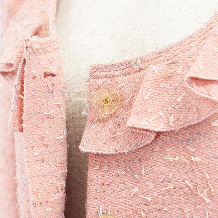 Chanel Chanel Chanel 99A P14302 Tweed 2way Set Cotton Suits P14302 DUTY FREE for USA Size ONE SIZE - 15 Thumbnail