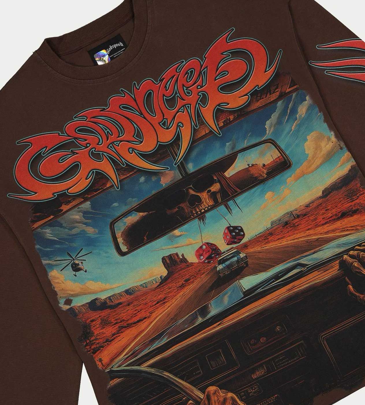 Godspeed On The Run L/S Tee Mocha Brown Size US S / EU 44-46 / 1 - 3 Thumbnail